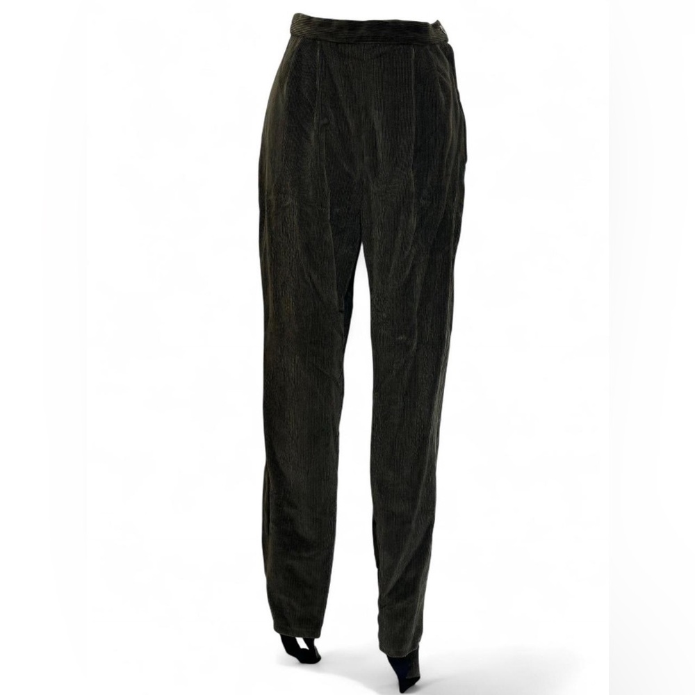 Aspesi Women's Kerria Corduroy Stirrup Pants – Dark Green
